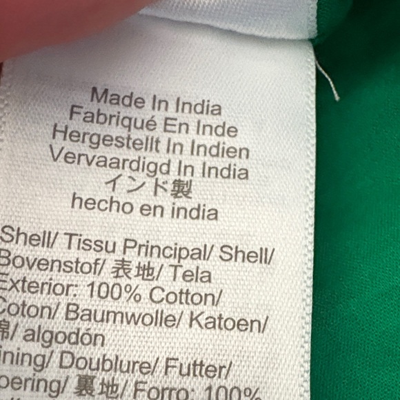 J. Crew Green Floral Midi Dress with Pink & White Flowers - Picture 9 of 13